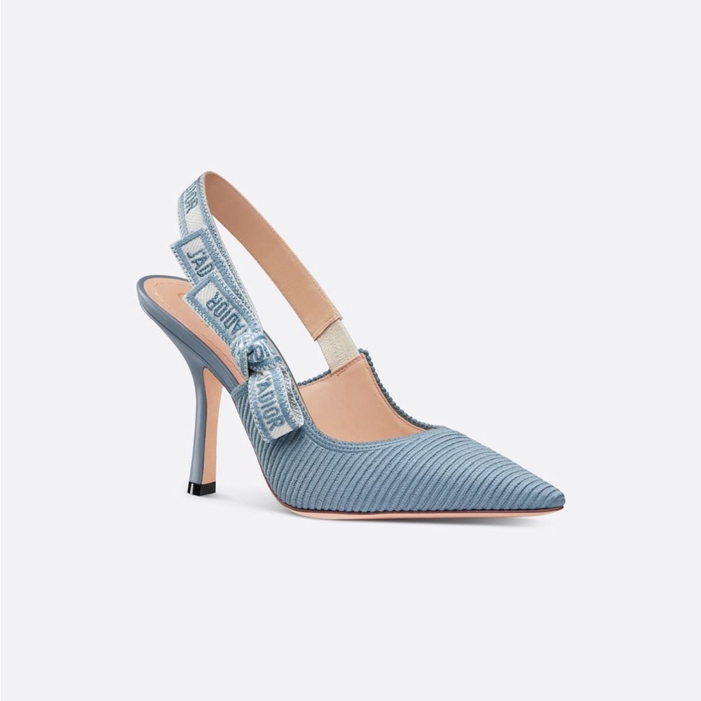 Dior J’adior Slingback Pumps in Pastel/Denim Blue